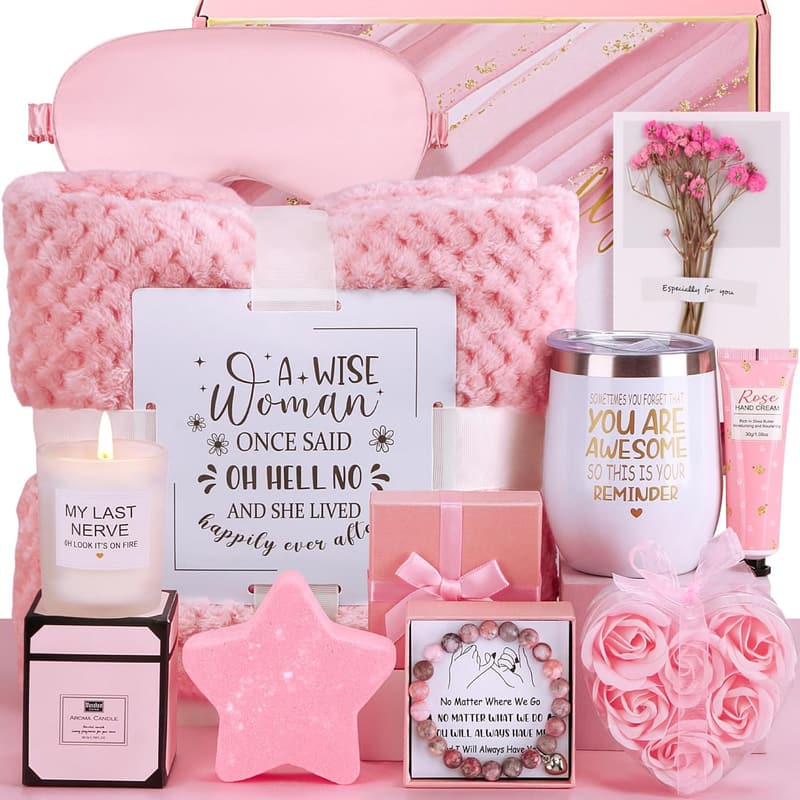 Birthday Self-Care Package for Women – Unique Spa Gift Basket