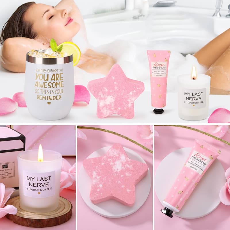 Birthday Self-Care Package for Women – Unique Spa Gift Basket