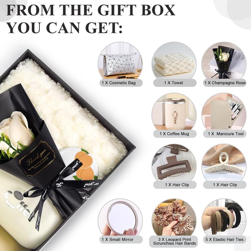 Happy Birthday Gift Basket for Women