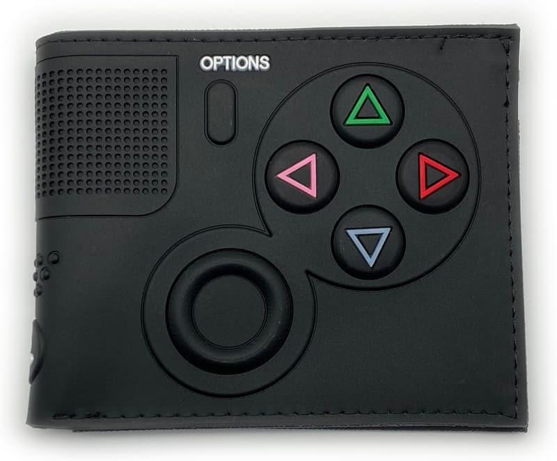 Boys' Retro Gamepad Wallet - Silicone with Card Slots & Coin Pocket