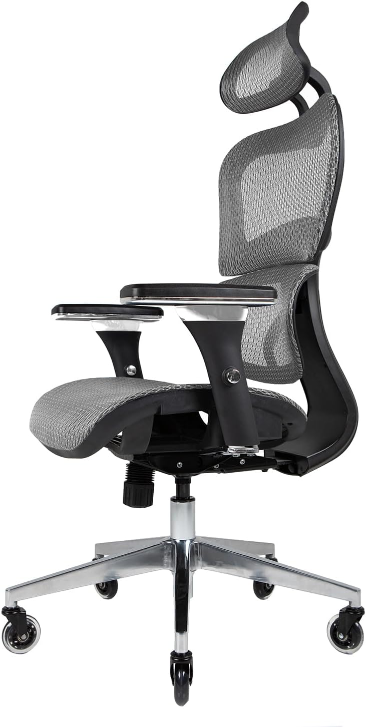 Ergonomic Mesh Office Chair with Lumbar Support and Adjustable Features