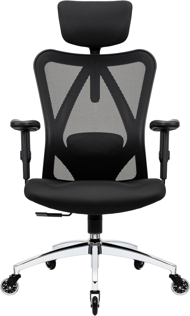 Ergonomic Office Chair with Lumbar Support & Adjustable Design