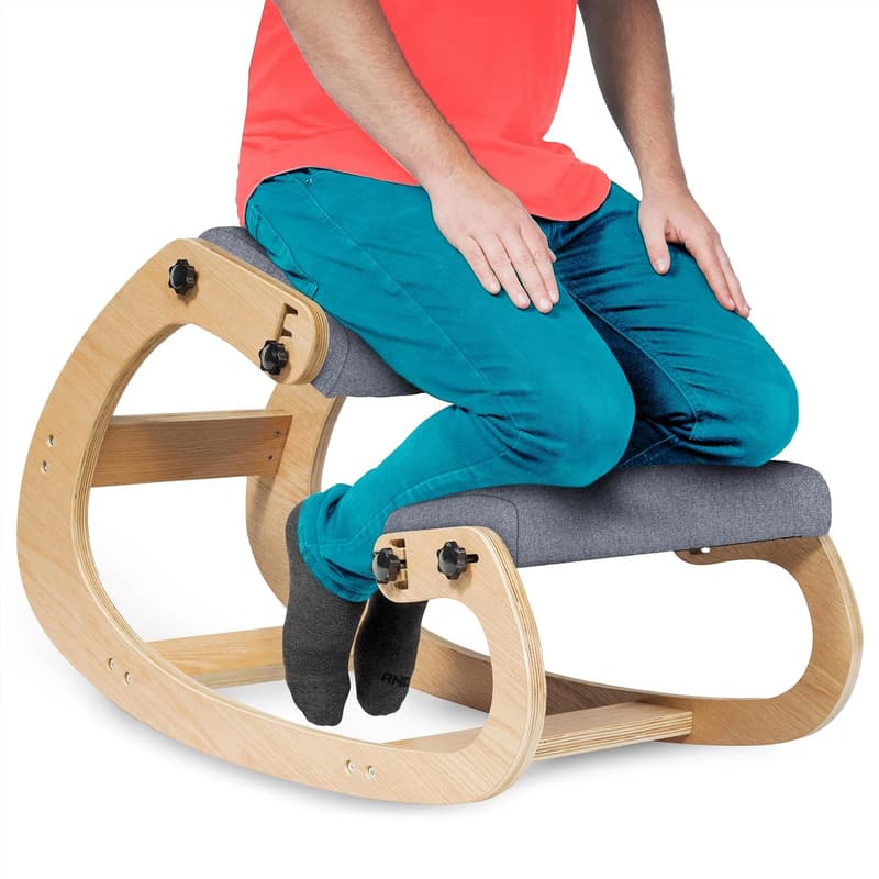 Ergonomic Kneeling Chair for Posture Correction and Back Support