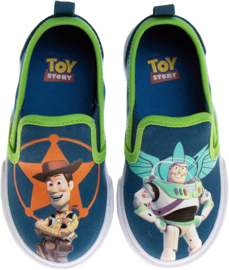 Cartoon Character Slip-On Sneakers for Kids (Sizes 5-4)