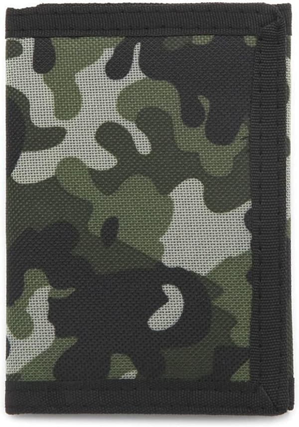 Kids' Outdoor Sports Wallet - RFID Trifold Canvas with Magic Sticker