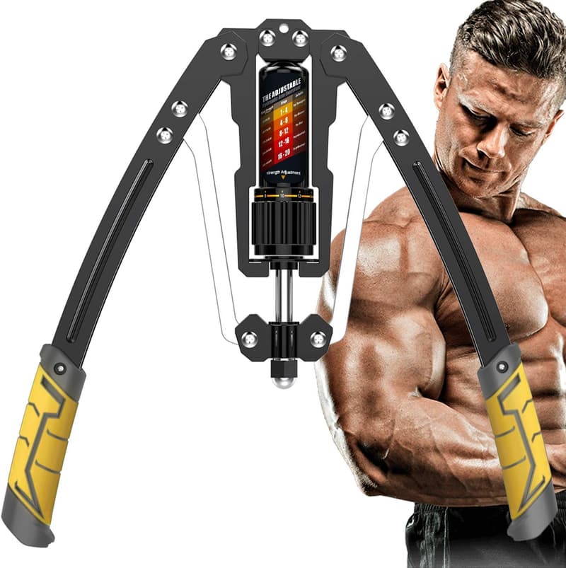 Adjustable Hydraulic Arm Exerciser - 22-440lbs Strength Trainer