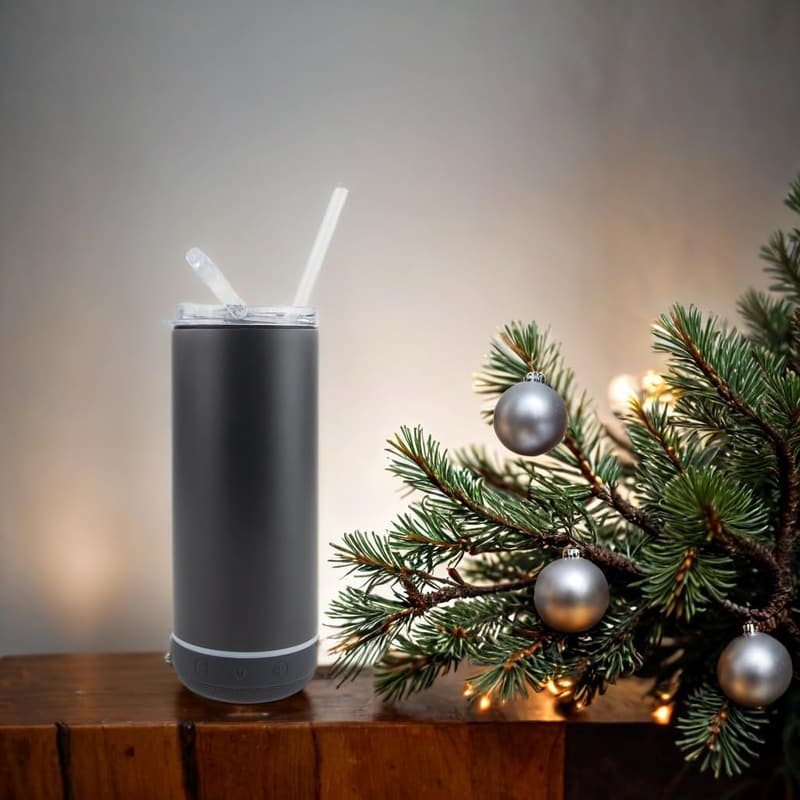 Insulated Can Cooler with Bluetooth Speaker – 4 in 1 Design