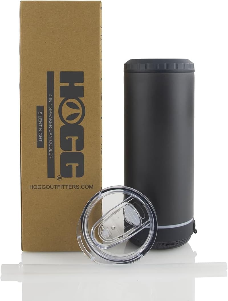 Insulated Can Cooler with Bluetooth Speaker – 4 in 1 Design