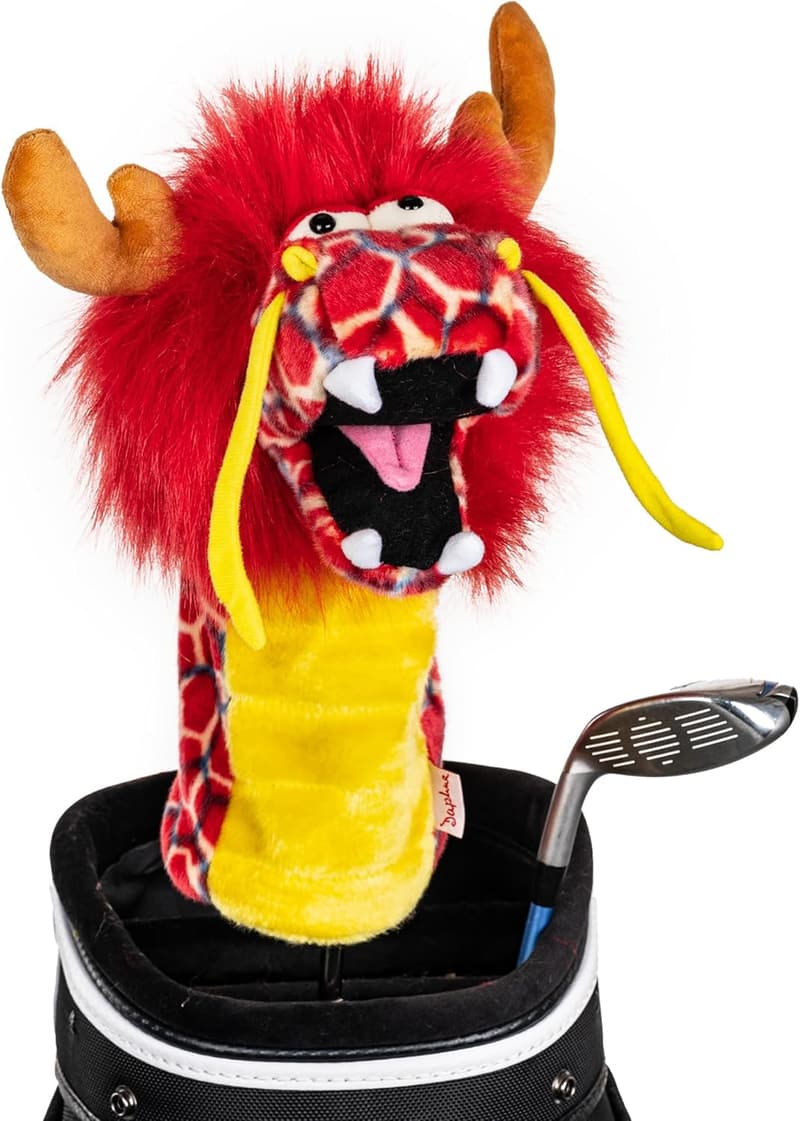 Funny Red Dragon Driver Headcover for Men & Women