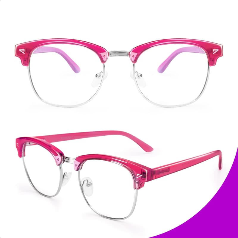 Blue Light Blocking Square Glasses for Gaming