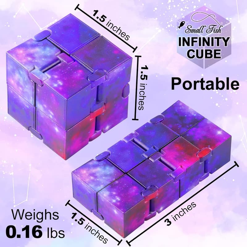 Infinity Cube Fidget Toy for Stress Relief - Sensory Tool for Kids & Adults