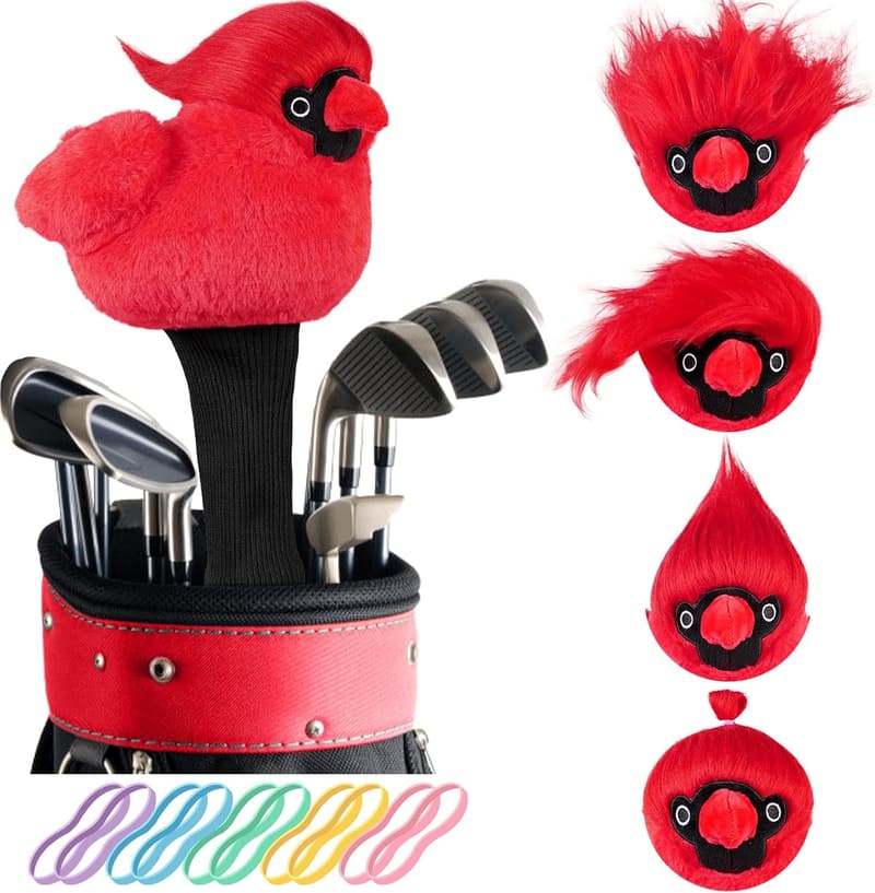 Funny Animal Golf Club Covers for Woods and Drivers - Plush Gift for Golfers