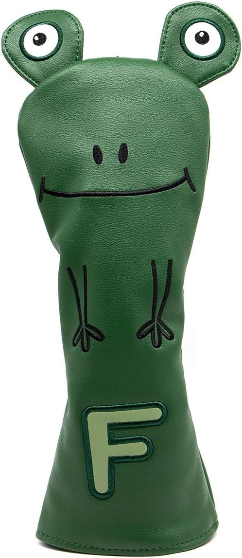 Handmade Leather Cat Embroidery Golf Head Covers Set