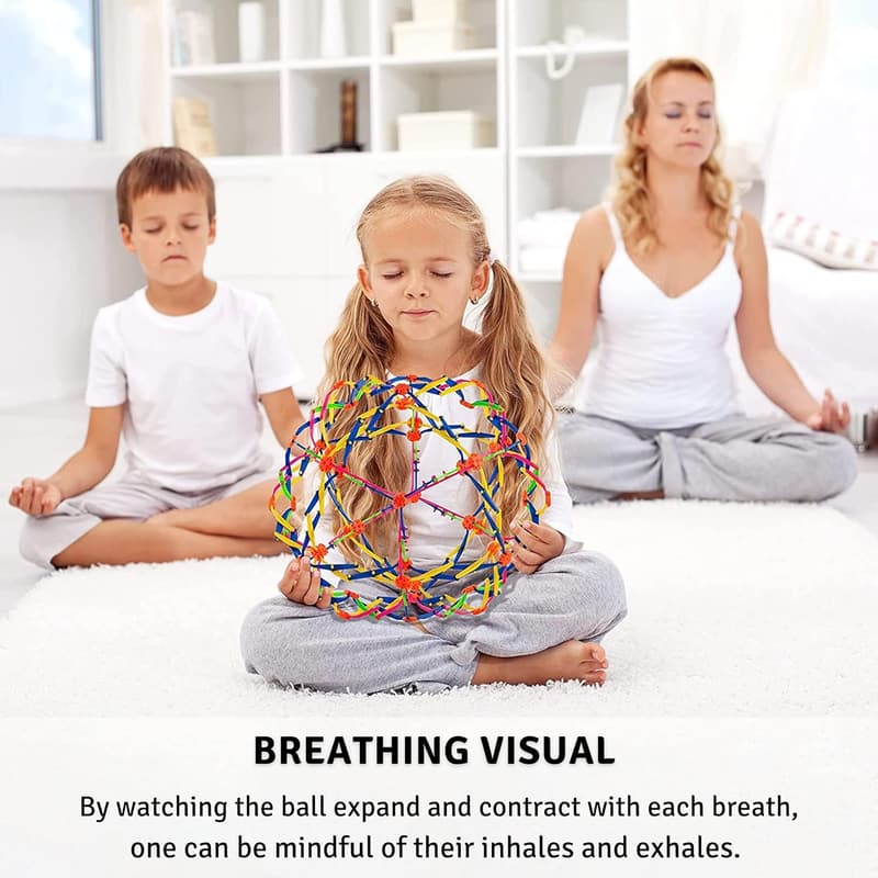 Expandable Plastic Sensory Ball for Kids and Adults