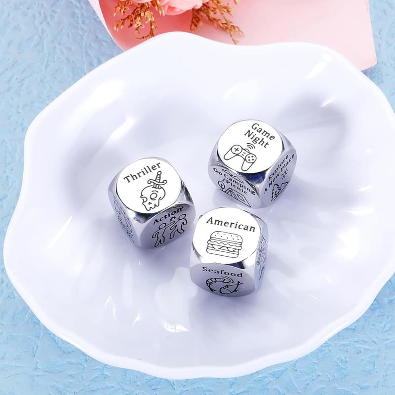 Date Night Food Dice - Fun Couples Gift for Any Occasion