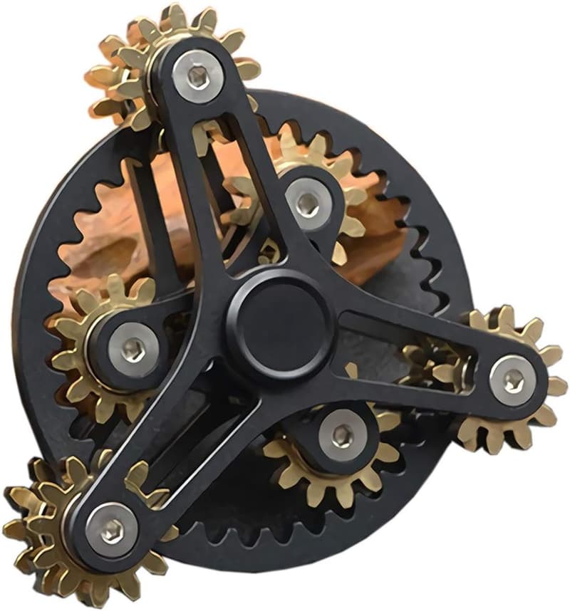Brass Fidget Spinner for Focus and Meditation - 13 Bearings