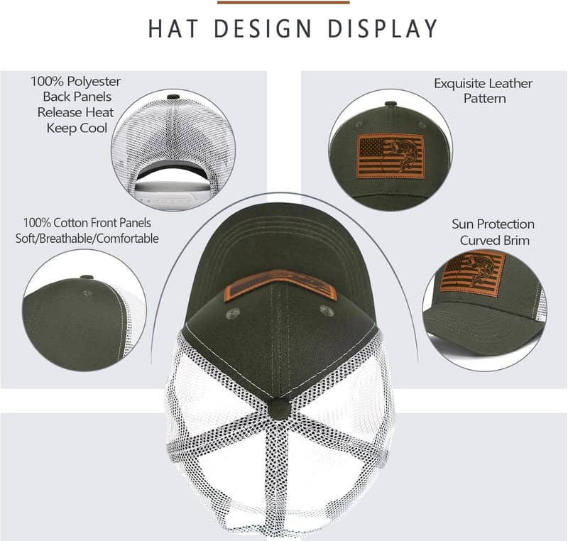 Father's Day Snapback Trucker Hat for Dad