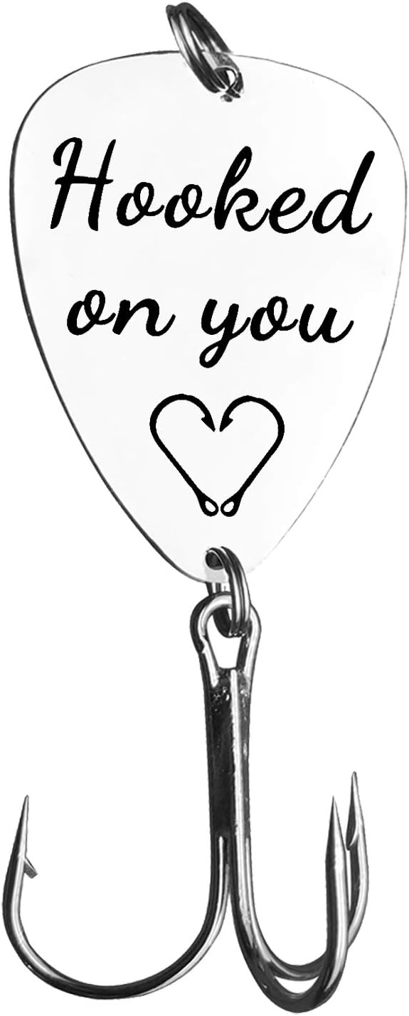 Fishing Lures for Him - Hooked on You Anniversary Gift