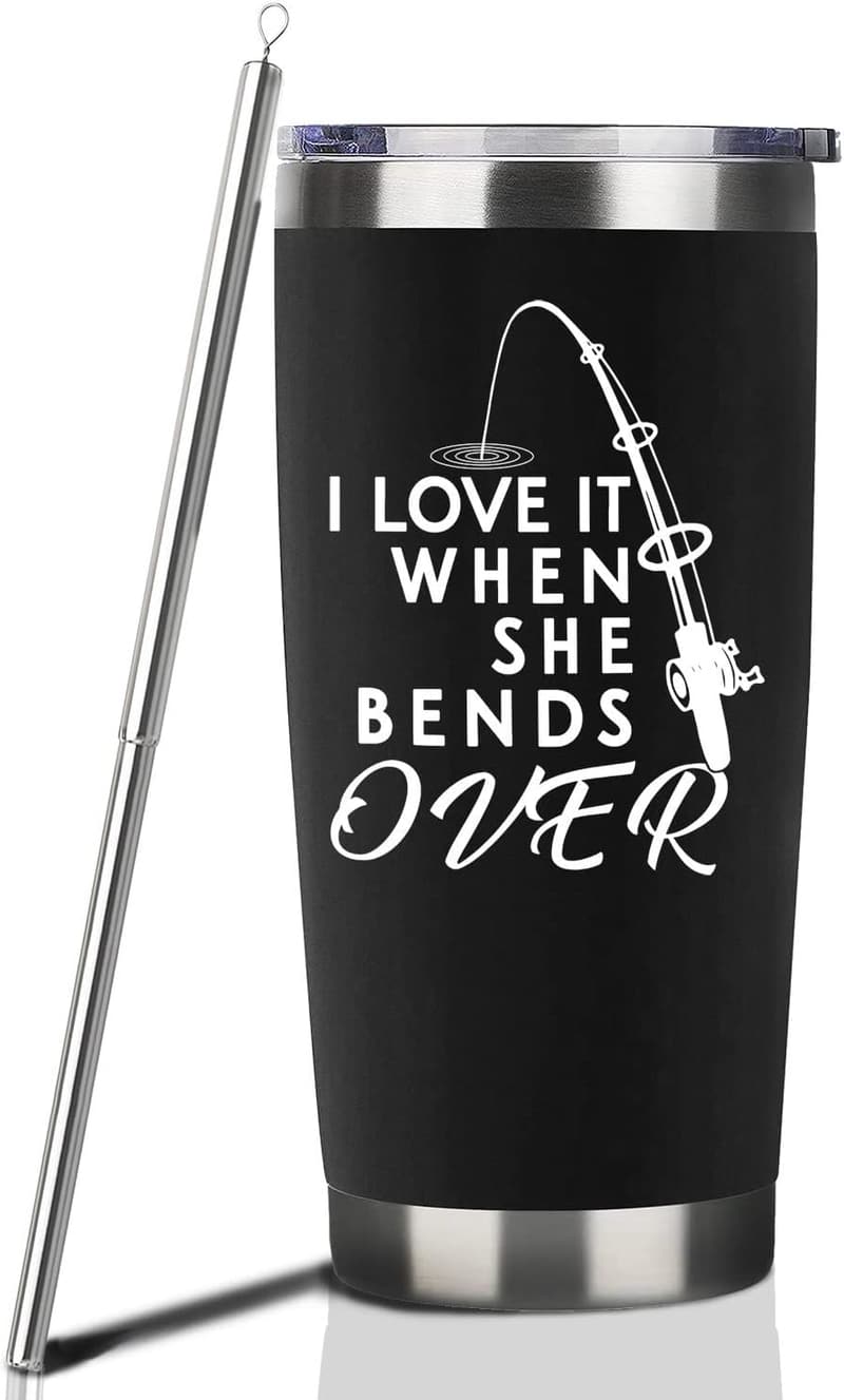 Fishing Travel Tumbler for Men - 20oz 