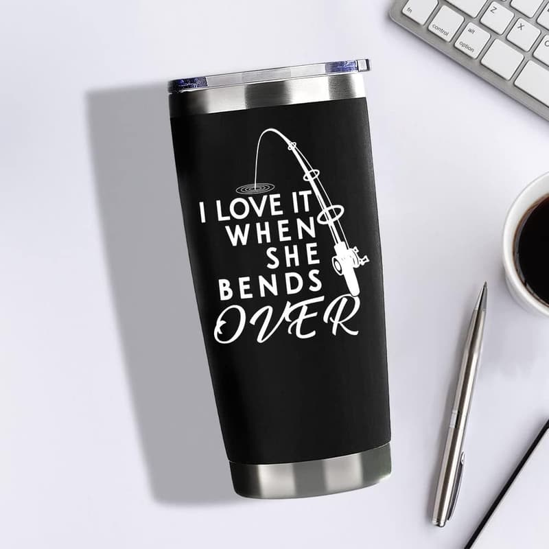 Fishing Travel Tumbler for Men - 20oz 