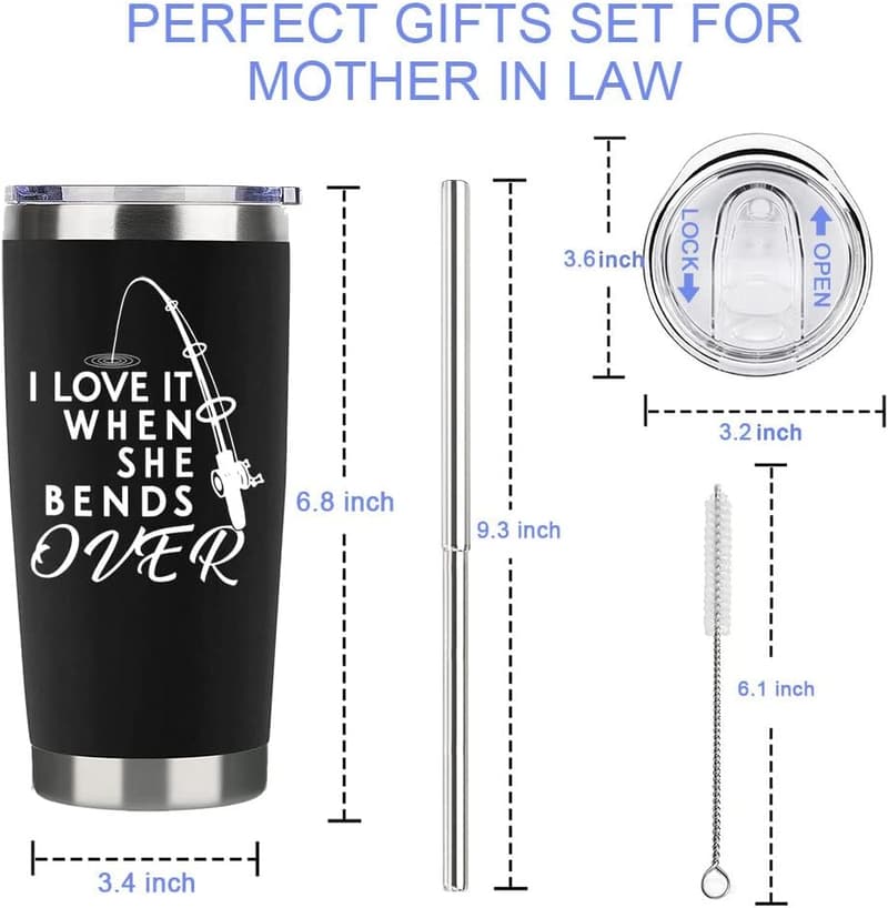 Fishing Travel Tumbler for Men - 20oz 