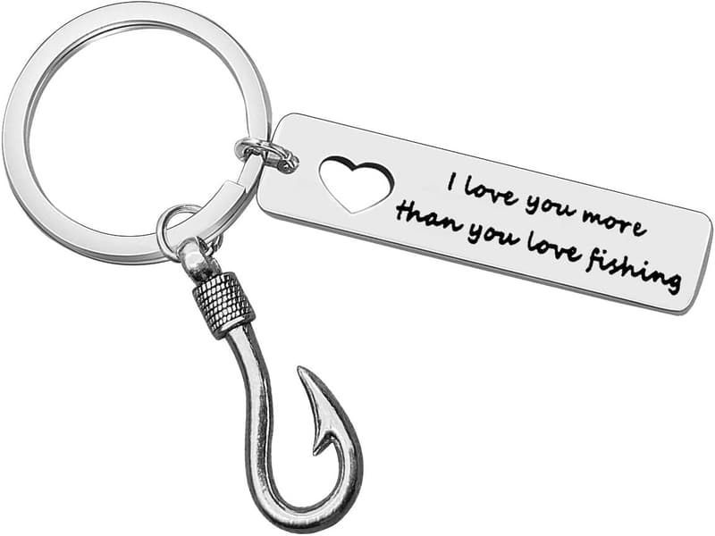 Fishing Keychain Gift for Boyfriend - 