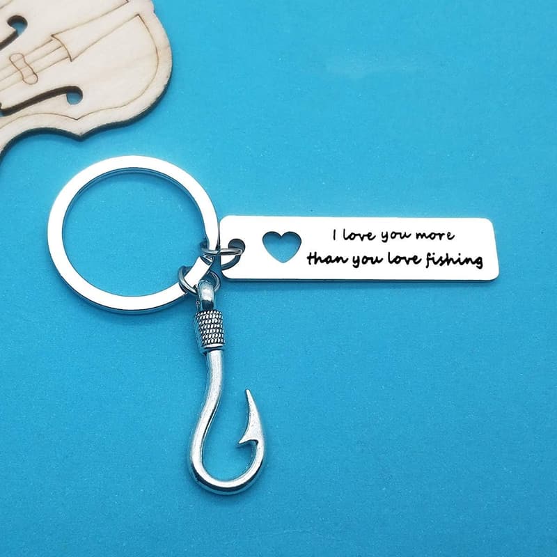 Fishing Keychain Gift for Boyfriend - 