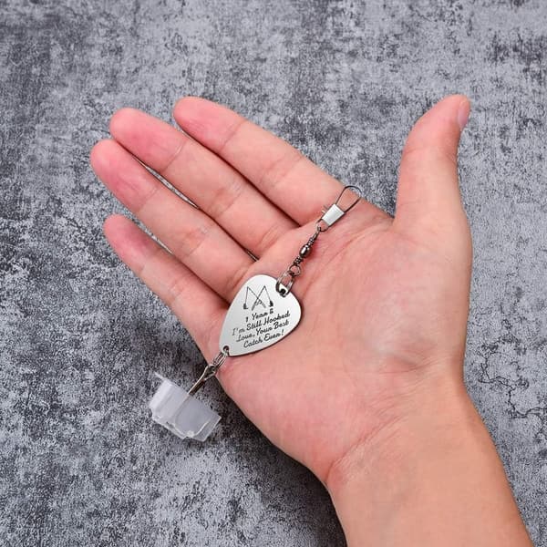 1st Wedding Anniversary Fishing Lure Gift for Him
