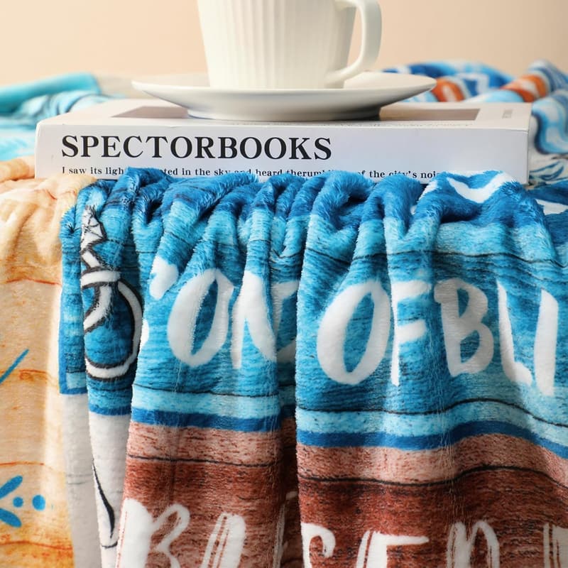 7th Anniversary Copper Blanket Gift for Couples