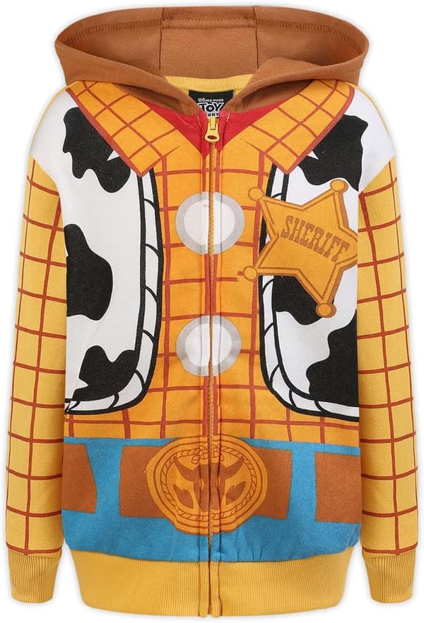 Toy Story Boys' Zip-Up Hoodie for Toddlers and Kids