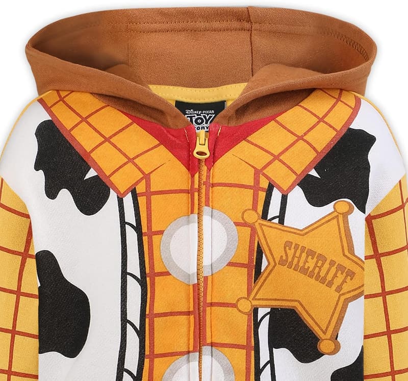 Toy Story Boys' Zip-Up Hoodie for Toddlers and Kids