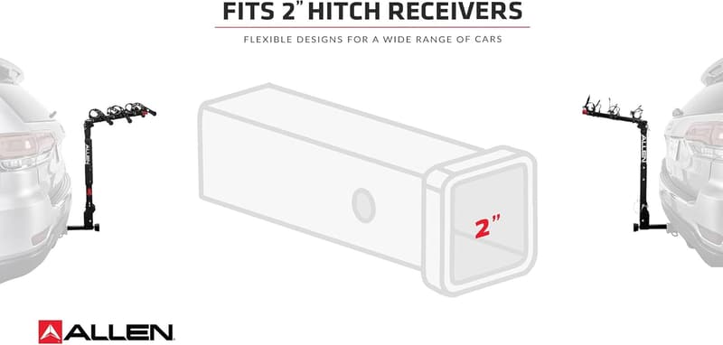 4-Bike Carrier for 2-Inch Hitch - Allen Sports Deluxe Model 542QR