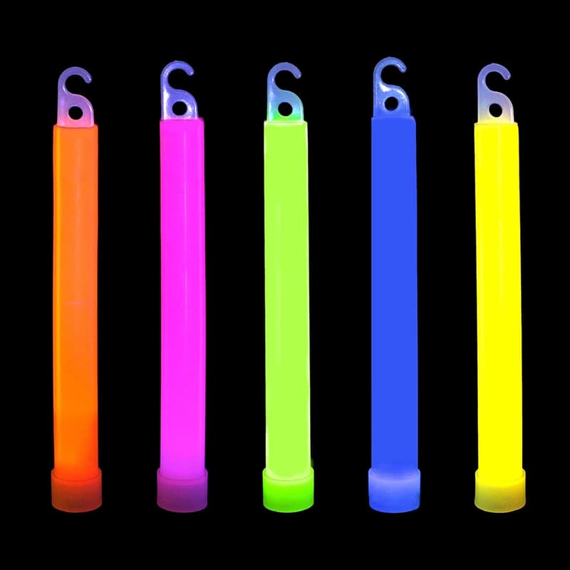 50 Pcs Ultra Bright 6'' Glow Sticks - Long-lasting Emergency Lighting