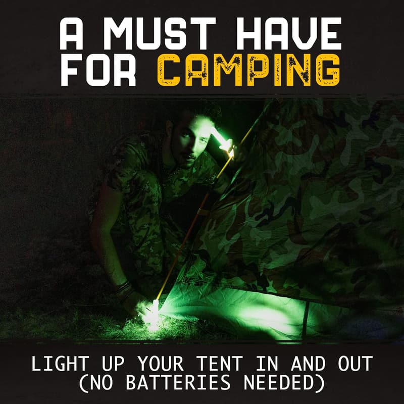 30 Ultra Bright Glow Sticks - Multi-Use Emergency Light