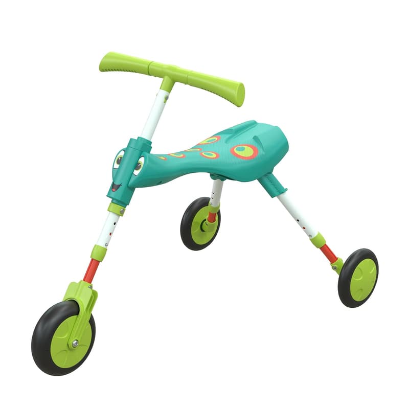 Adjustable Foldable 3-Wheel Balance Bike for Toddlers Ages 1-4