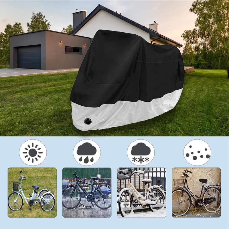Outdoor Waterproof Tricycle Cover for 2-3 Bikes