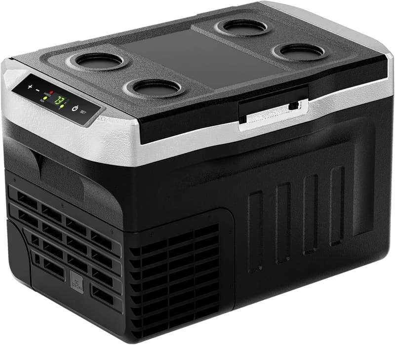 Portable 12V Refrigerator, 22QT Compressor Cooler for Travel