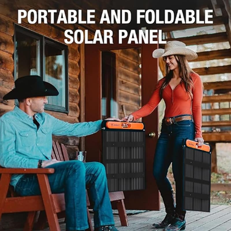 Jackery SolarSaga 100W Portable Solar Panel for Outdoor Use