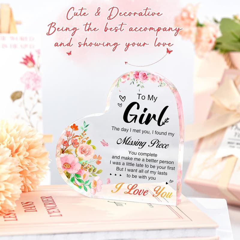 Romantic Acrylic Keepsake for Girlfriend on Any Occasion