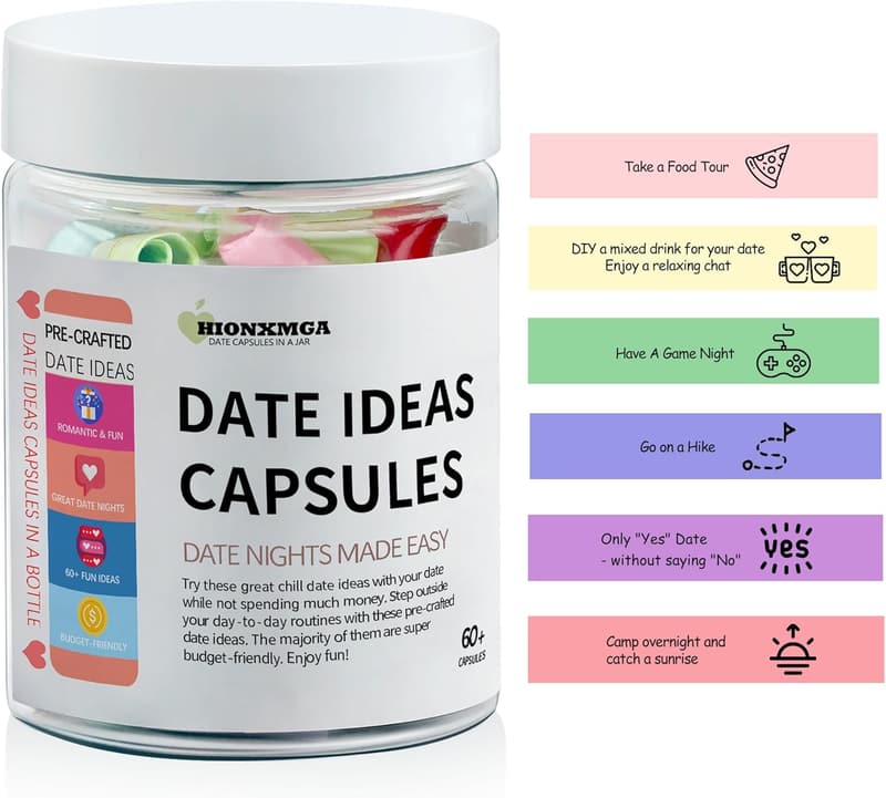 Date Night Ideas Message in a Bottle – Unique Couple's Gift