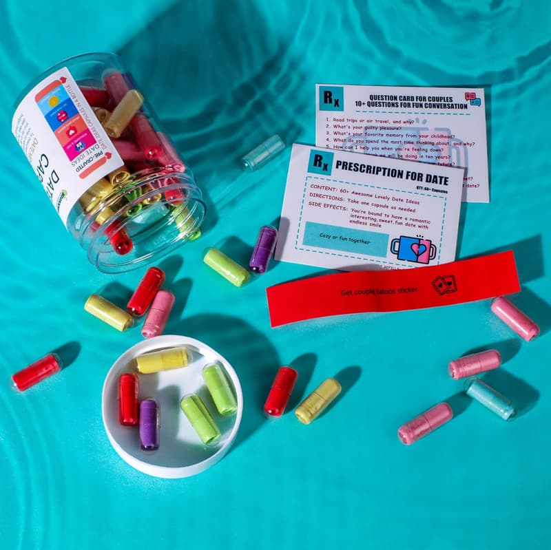 Date Night Ideas Message in a Bottle – Unique Couple's Gift