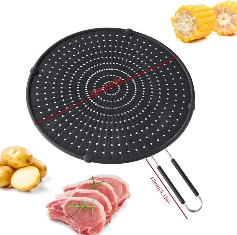 Grease Splatter Guard for Frying Pan, 13