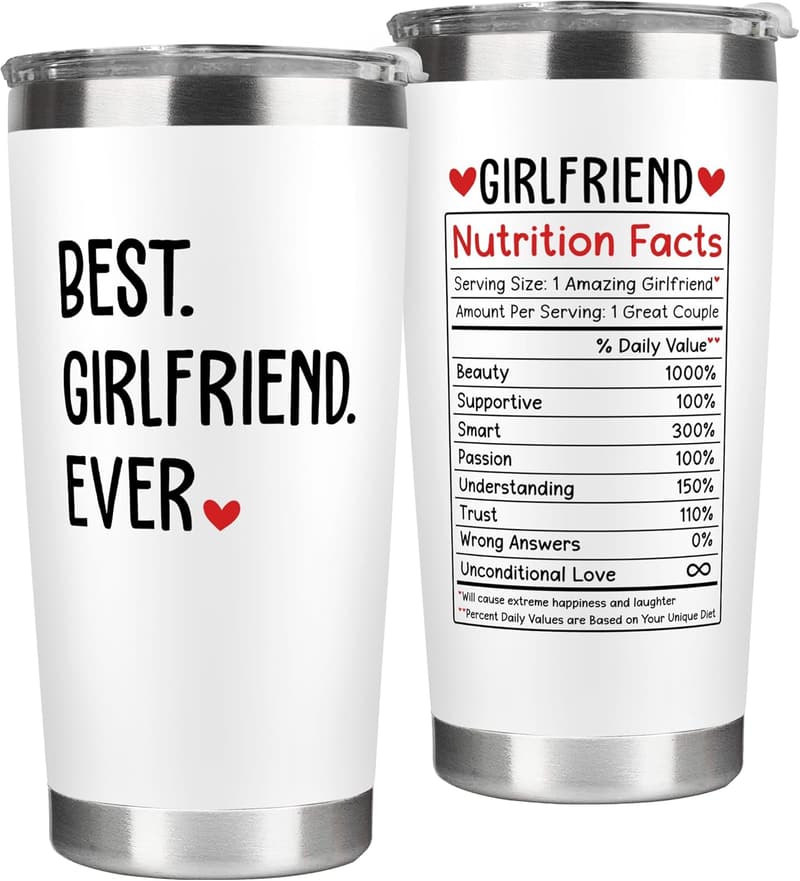 Anniversary Gift: 20 Oz Stainless Steel Tumbler for Her
