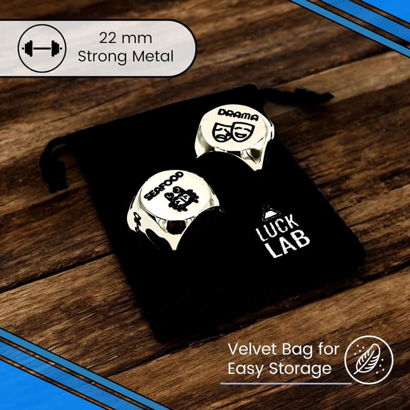 Date Night Decider Dice with Velvet Storage Bag