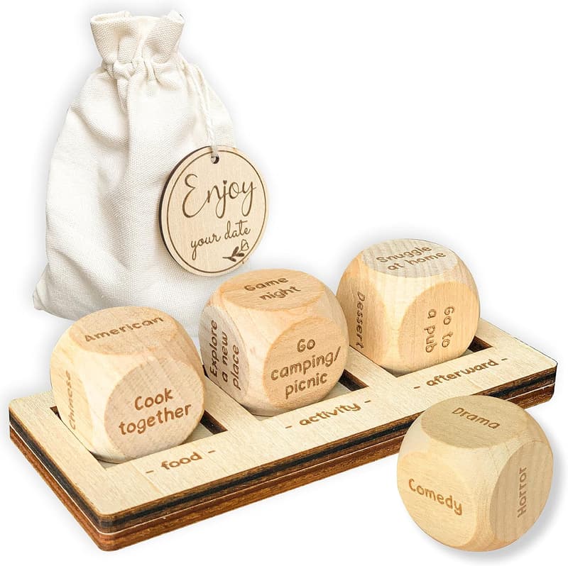 Date Night Dice Game for Couples - Fun Food Decision Maker