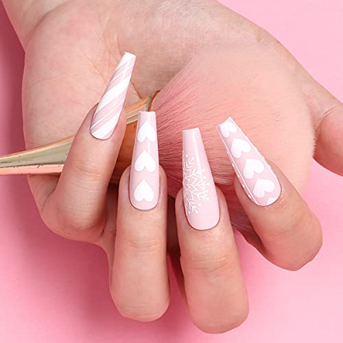 Clear Acrylic Coffin Ballerina Fake Nails - 500pcs for Salons