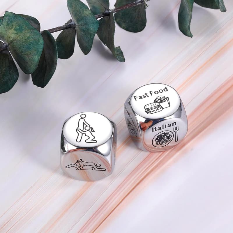 Date Night Food Dice Game for Couples - Unique Gift Idea