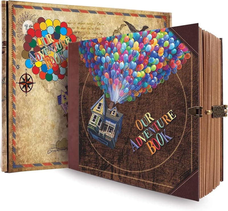 Anniversary Adventure Scrapbook Journal for Couples