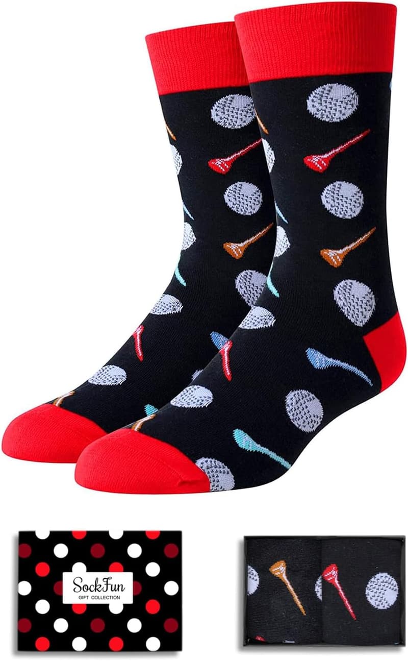Bald Eagle Golf Socks for Men - Patriotic USA Gift