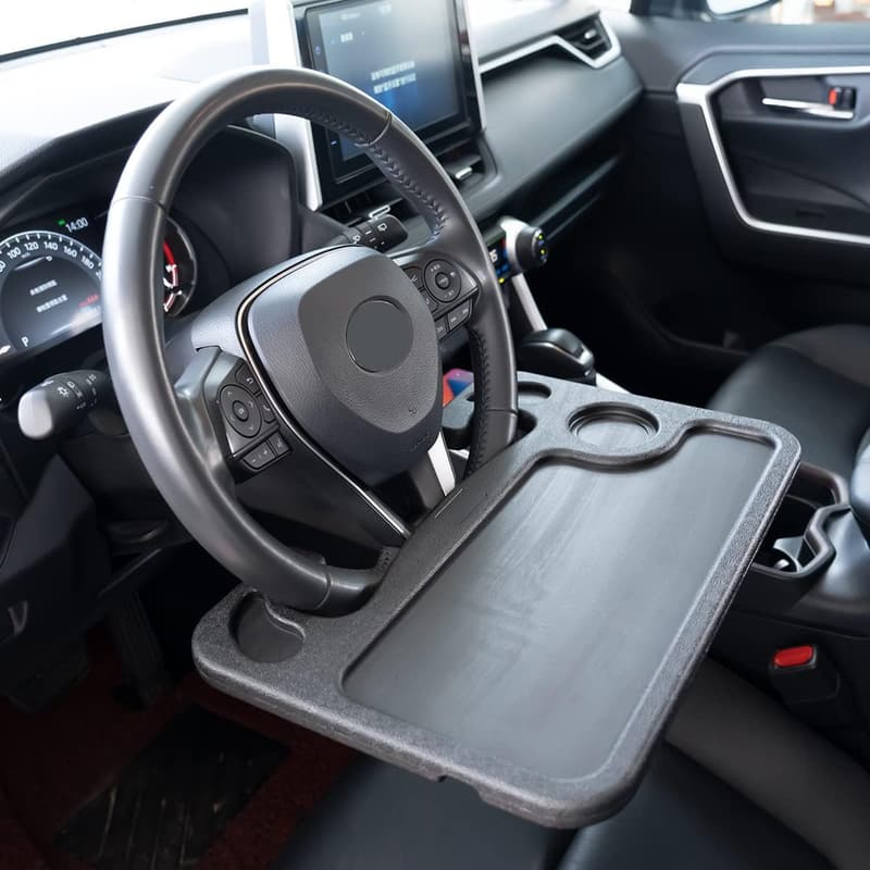 Car Steering Wheel Tray - Road Trip Essentials for Men & Women